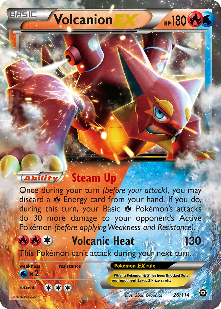 Volcanion EX (26/114) [XY: Steam Siege] | Mega City Incorporated