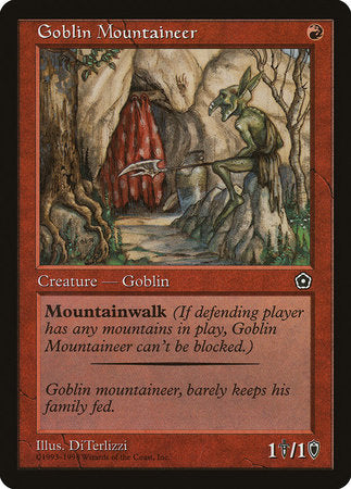 Goblin Mountaineer [Portal Second Age] | Mega City Incorporated