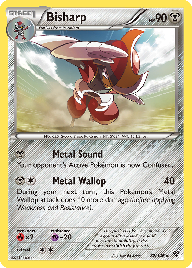 Bisharp (82/146) [XY: Base Set] | Mega City Incorporated