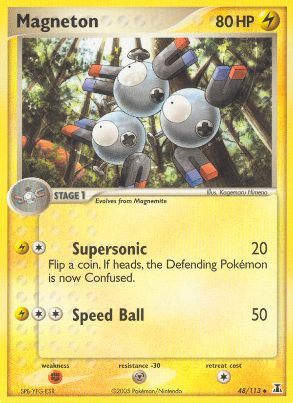 Magneton (48/113) [EX: Delta Species] | Mega City Incorporated