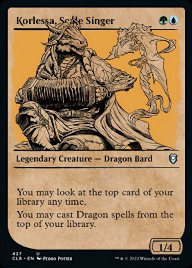 Korlessa, Scale Singer (Showcase) [Commander Legends: Battle for Baldur's Gate] | Mega City Incorporated