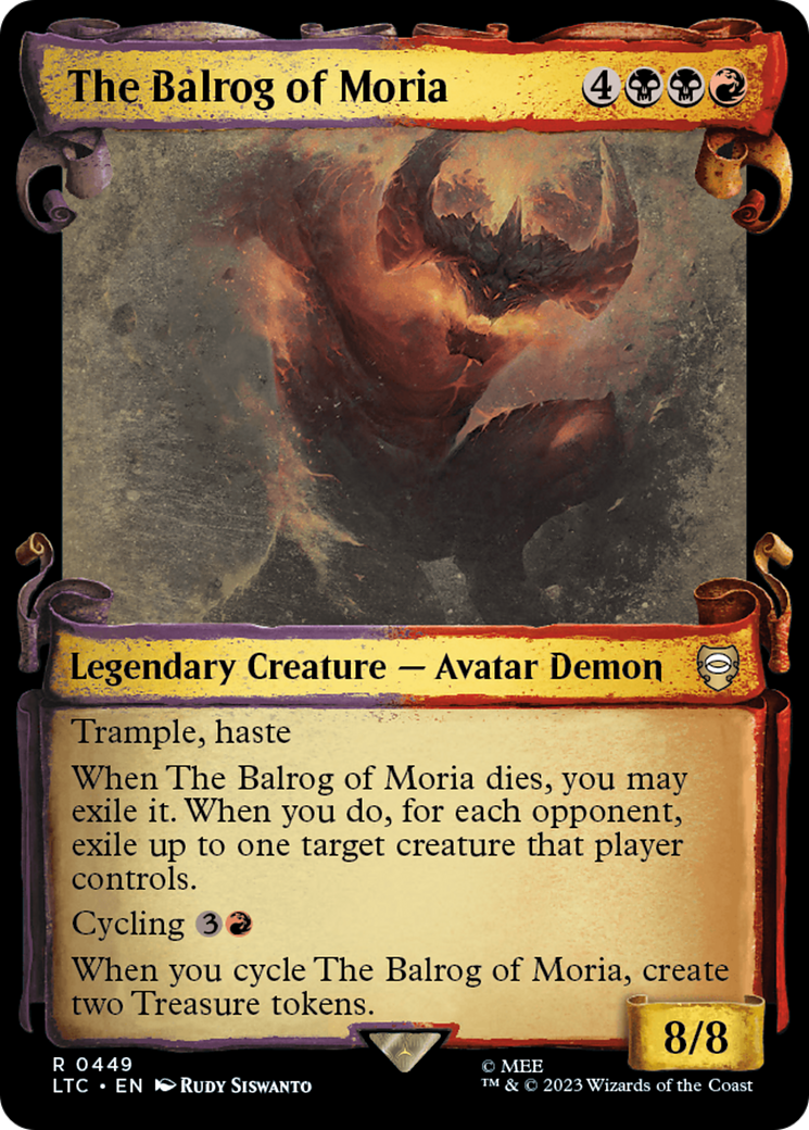 The Balrog of Moria [The Lord of the Rings: Tales of Middle-Earth Commander Showcase Scrolls] | Mega City Incorporated