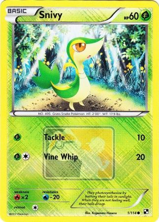 Snivy (1/114) (League Promo) [Black & White: Base Set] | Mega City Incorporated