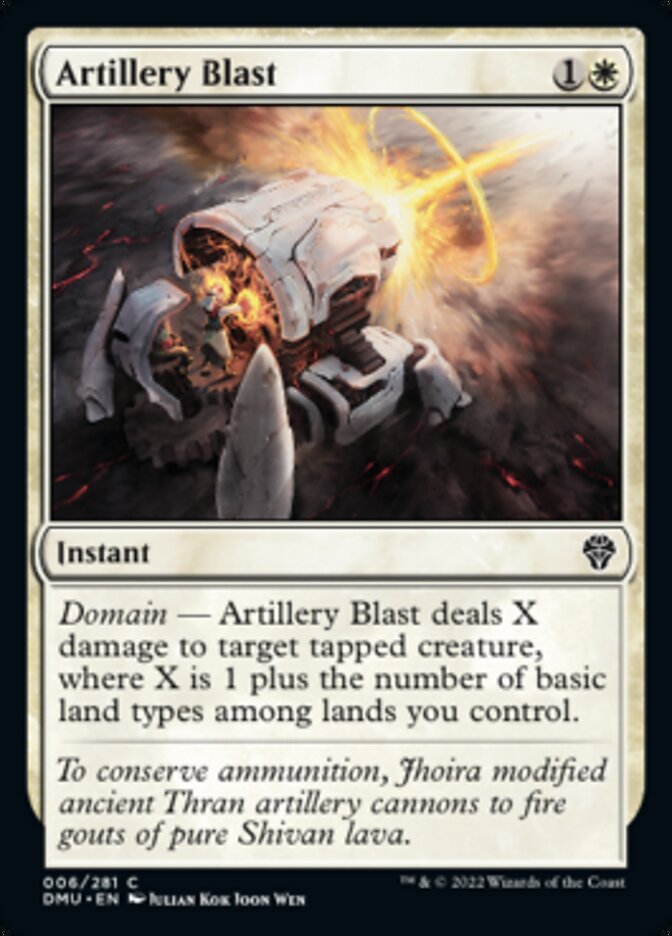 Artillery Blast [Dominaria United] | Mega City Incorporated