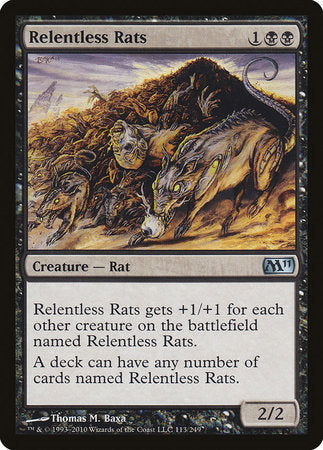 Relentless Rats [Magic 2011] | Mega City Incorporated