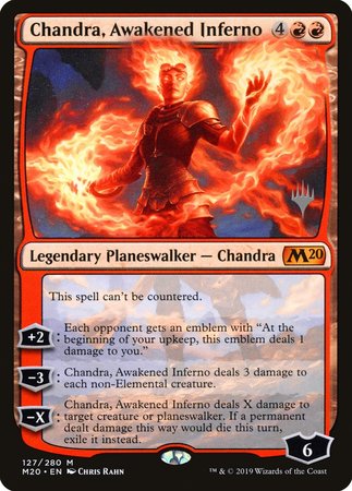 Chandra, Awakened Inferno [Core Set 2020 Promos] | Mega City Incorporated