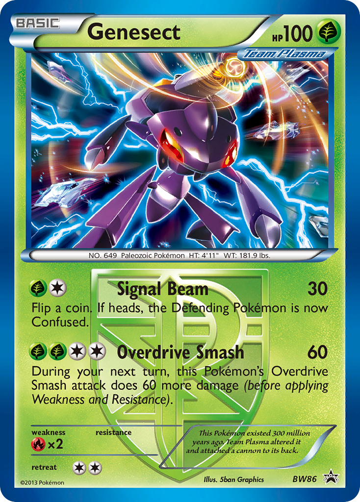 Genesect (BW86) (Team Plasma) [Black & White: Black Star Promos] | Mega City Incorporated