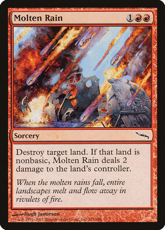 Molten Rain [Mirrodin] | Mega City Incorporated