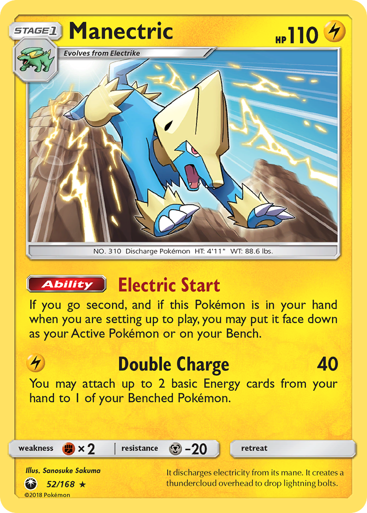 Manectric (52/168) [Sun & Moon: Celestial Storm] | Mega City Incorporated