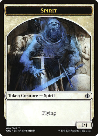 Spirit Token [Conspiracy: Take the Crown Tokens] | Mega City Incorporated