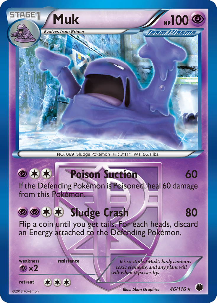 Muk (46/116) [Black & White: Plasma Freeze] | Mega City Incorporated