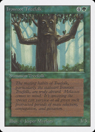 Ironroot Treefolk [Unlimited Edition] | Mega City Incorporated