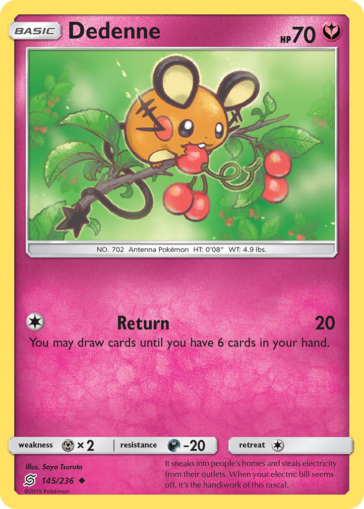 Dedenne (145/236) [Sun & Moon: Unified Minds] | Mega City Incorporated
