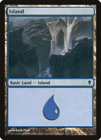 Island (235a) [Zendikar] | Mega City Incorporated