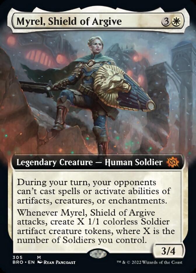 Myrel, Shield of Argive (Extended Art) [The Brothers' War] | Mega City Incorporated