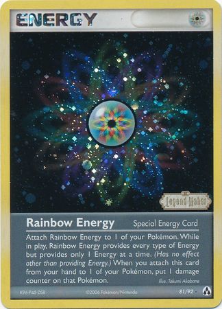 Rainbow Energy (81/92) (Stamped) [EX: Legend Maker] | Mega City Incorporated