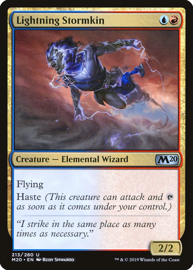 Lightning Stormkin [Core Set 2020] | Mega City Incorporated