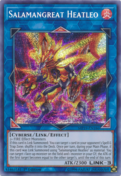 Salamangreat Heatleo [MP19-EN186] Prismatic Secret Rare | Mega City Incorporated