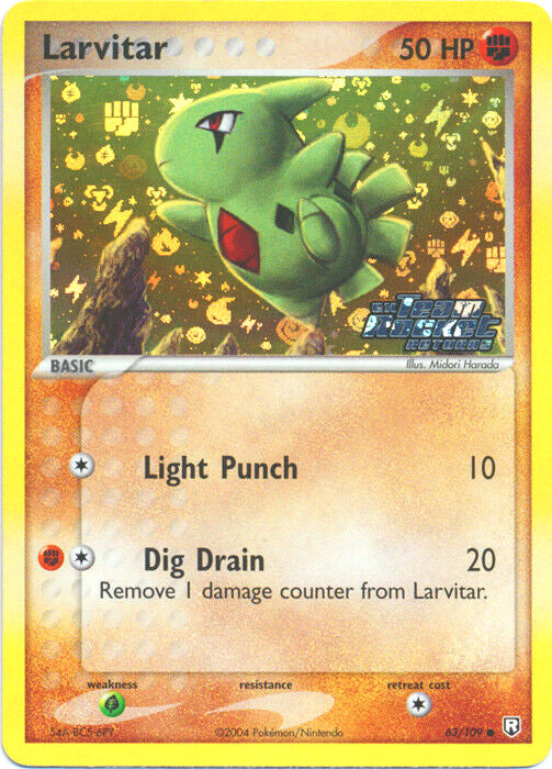 Larvitar (63/109) (Stamped) [EX: Team Rocket Returns] | Mega City Incorporated