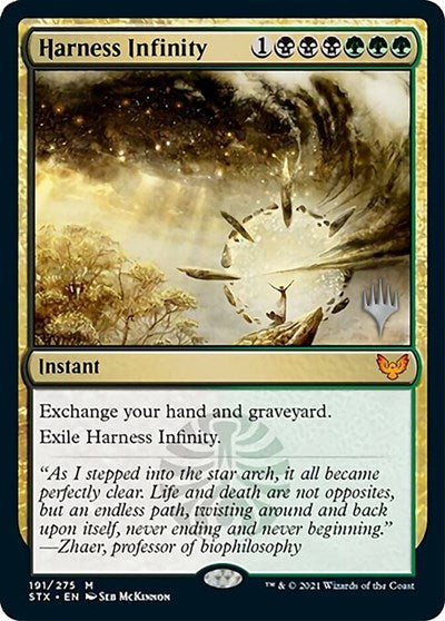 Harness Infinity (Promo Pack) [Strixhaven: School of Mages Promos] | Mega City Incorporated