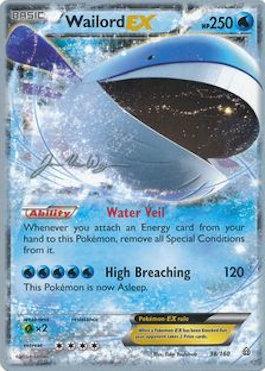 Wailord EX (38/160) (HonorStoise - Jacob Van Wagner) [World Championships 2015] | Mega City Incorporated