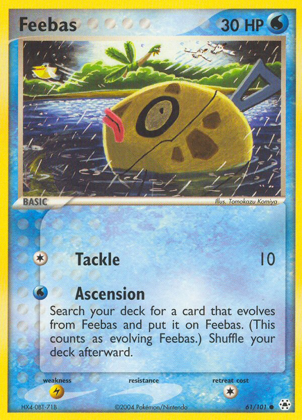 Feebas (61/101) [EX: Hidden Legends] | Mega City Incorporated