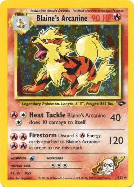 Blaine's Arcanine (1/132) [Gym Challenge Unlimited] | Mega City Incorporated