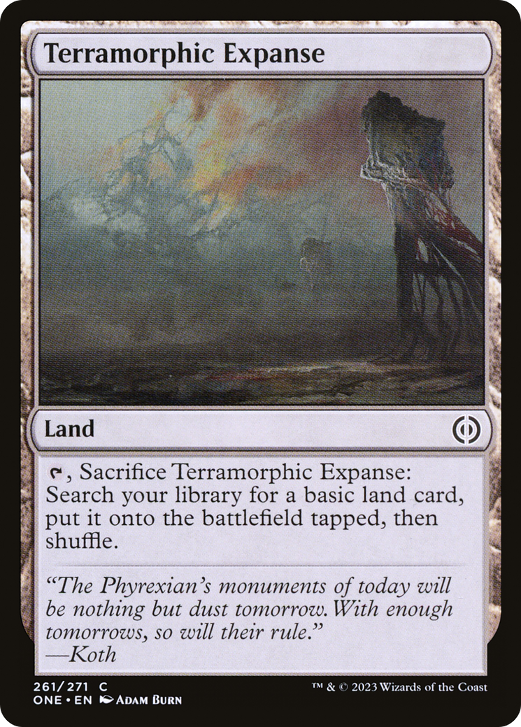 Terramorphic Expanse [Phyrexia: All Will Be One] | Mega City Incorporated