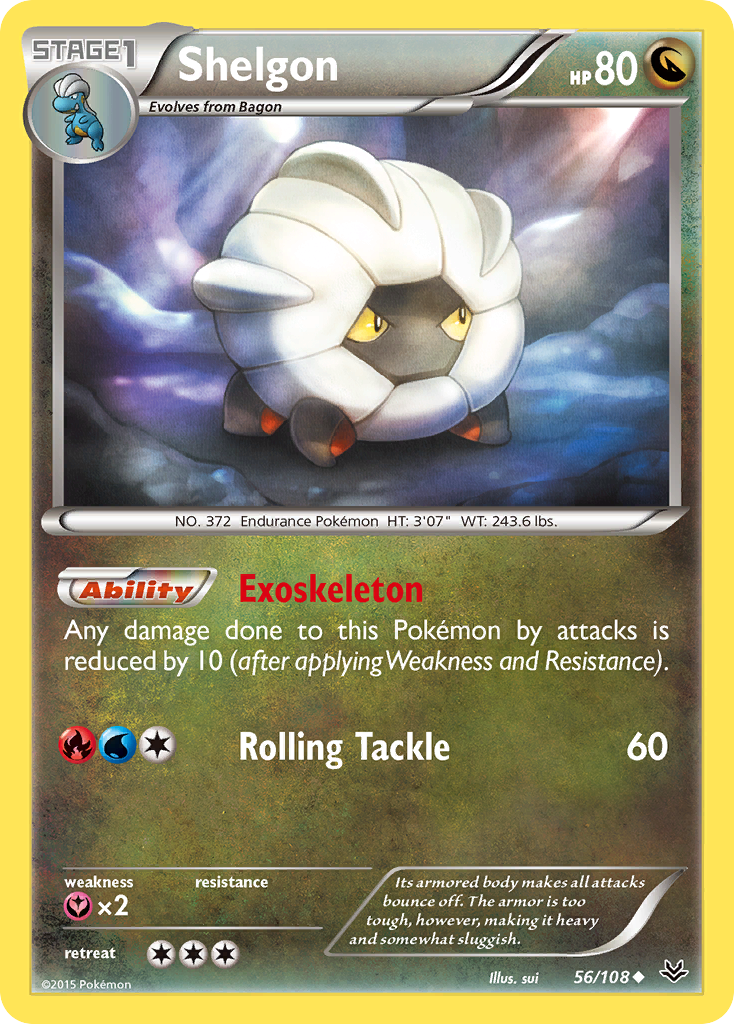 Shelgon (56/108) [XY: Roaring Skies] | Mega City Incorporated