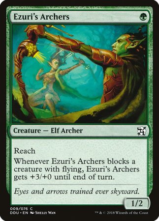 Ezuri's Archers [Duel Decks: Elves vs. Inventors] | Mega City Incorporated