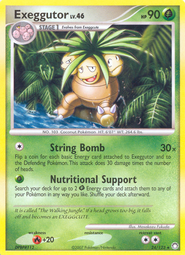 Exeggutor (24/123) [Diamond & Pearl: Mysterious Treasures] | Mega City Incorporated