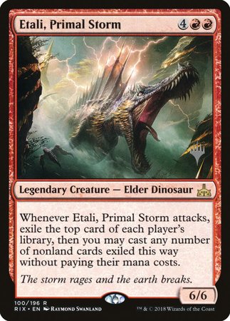 Etali, Primal Storm [Rivals of Ixalan Promos] | Mega City Incorporated