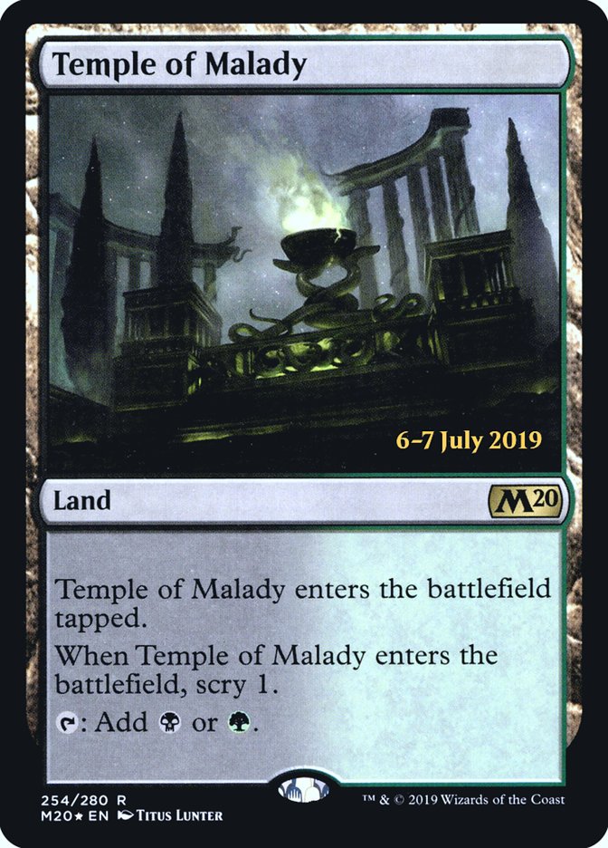 Temple of Malady  [Core Set 2020 Prerelease Promos] | Mega City Incorporated