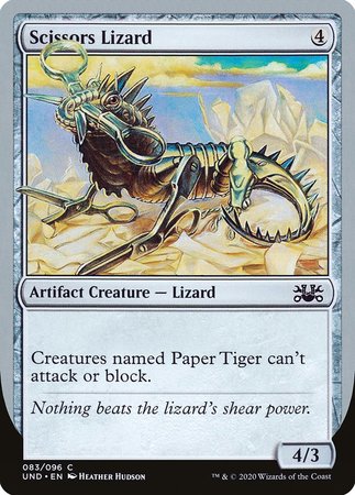 Scissors Lizard [Unsanctioned] | Mega City Incorporated