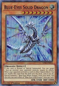 Blue-Eyes Solid Dragon (Purple) [LDS2-EN014] Ultra Rare | Mega City Incorporated