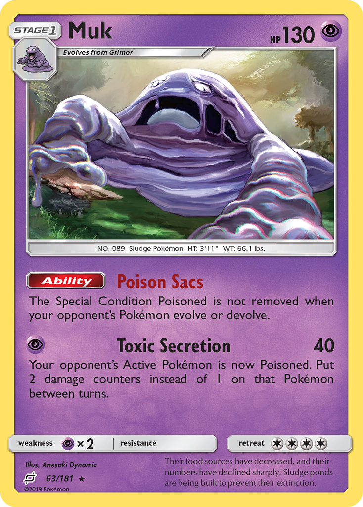 Muk (63/181) [Sun & Moon: Team Up] | Mega City Incorporated