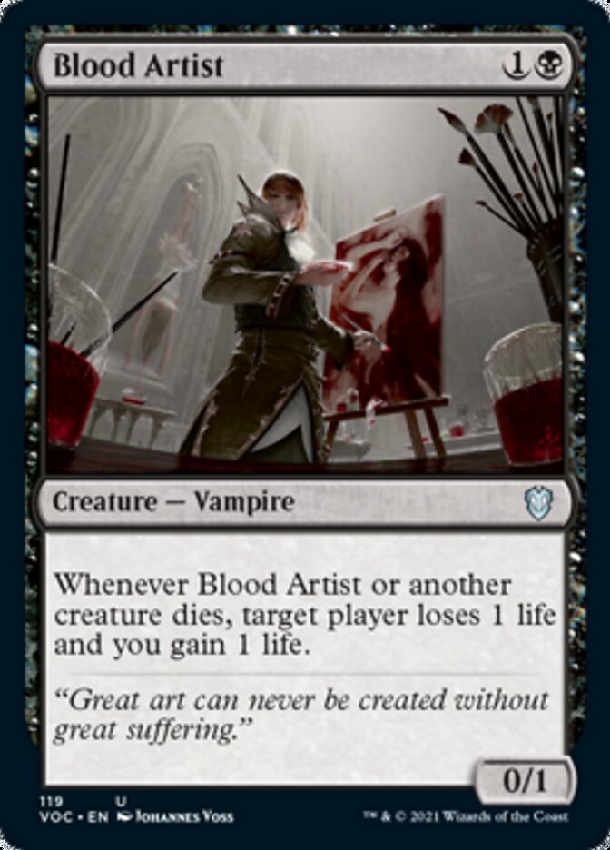 Blood Artist [Innistrad: Crimson Vow Commander] | Mega City Incorporated