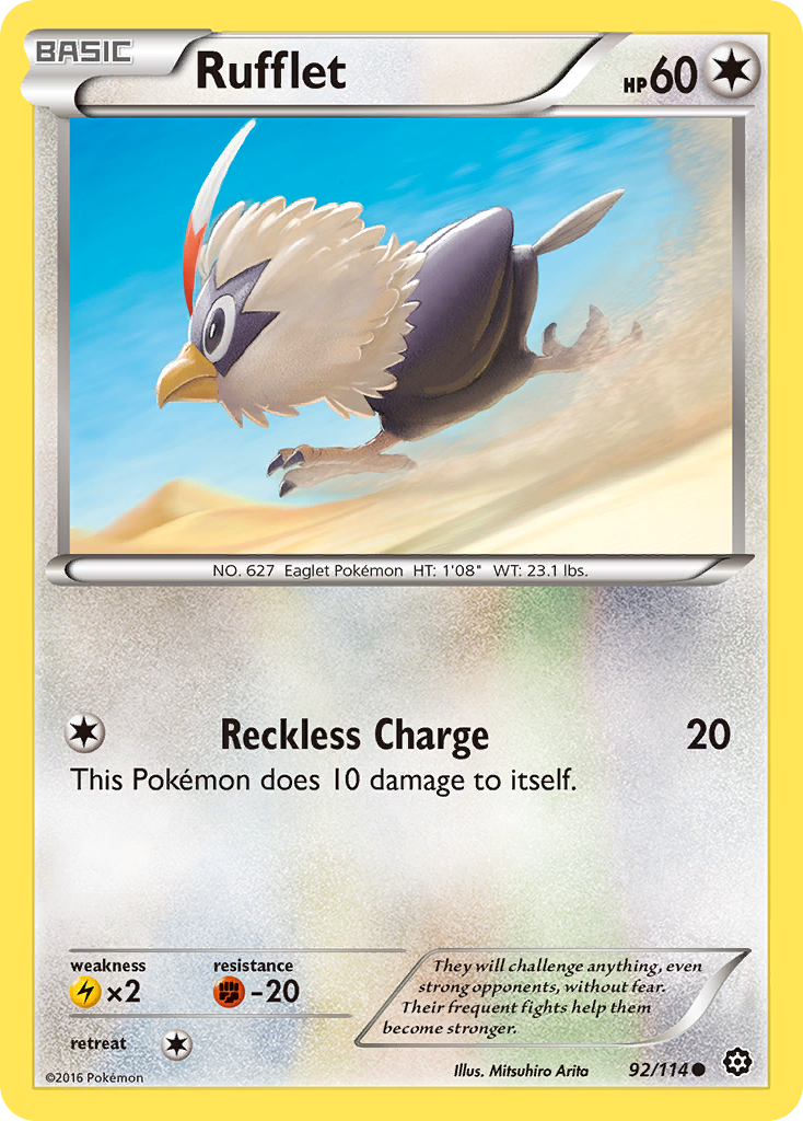 Rufflet (92/114) [XY: Steam Siege] | Mega City Incorporated