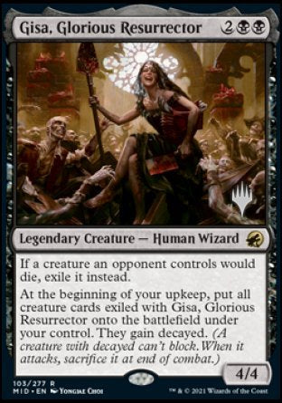 Gisa, Glorious Resurrector (Promo Pack) [Innistrad: Midnight Hunt Promos] | Mega City Incorporated