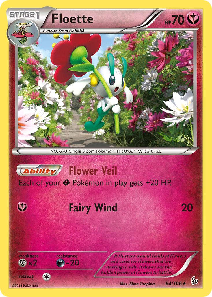 Floette (64/106) [XY: Flashfire] | Mega City Incorporated