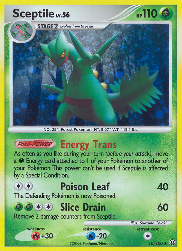 Sceptile (10/100) (Theme Deck Exclusive) [Diamond & Pearl: Stormfront] | Mega City Incorporated