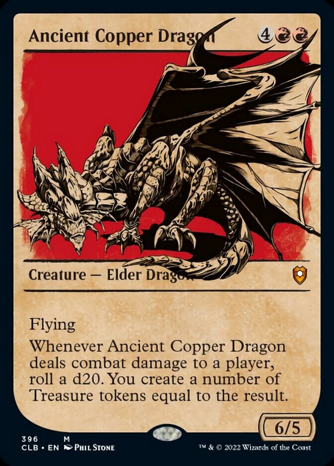 Ancient Copper Dragon (Showcase) [Commander Legends: Battle for Baldur's Gate] | Mega City Incorporated