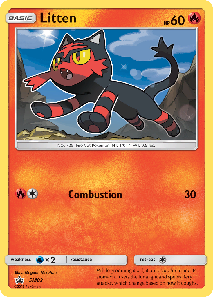 Litten (SM02) [Sun & Moon: Black Star Promos] | Mega City Incorporated