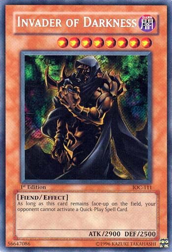 Invader of Darkness [IOC-111] Secret Rare | Mega City Incorporated