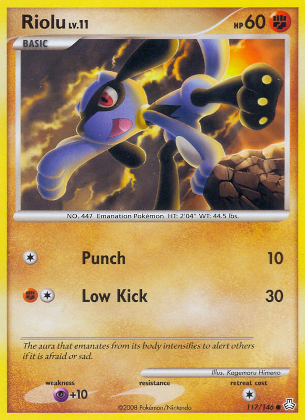 Riolu (117/146) [Diamond & Pearl: Legends Awakened] | Mega City Incorporated