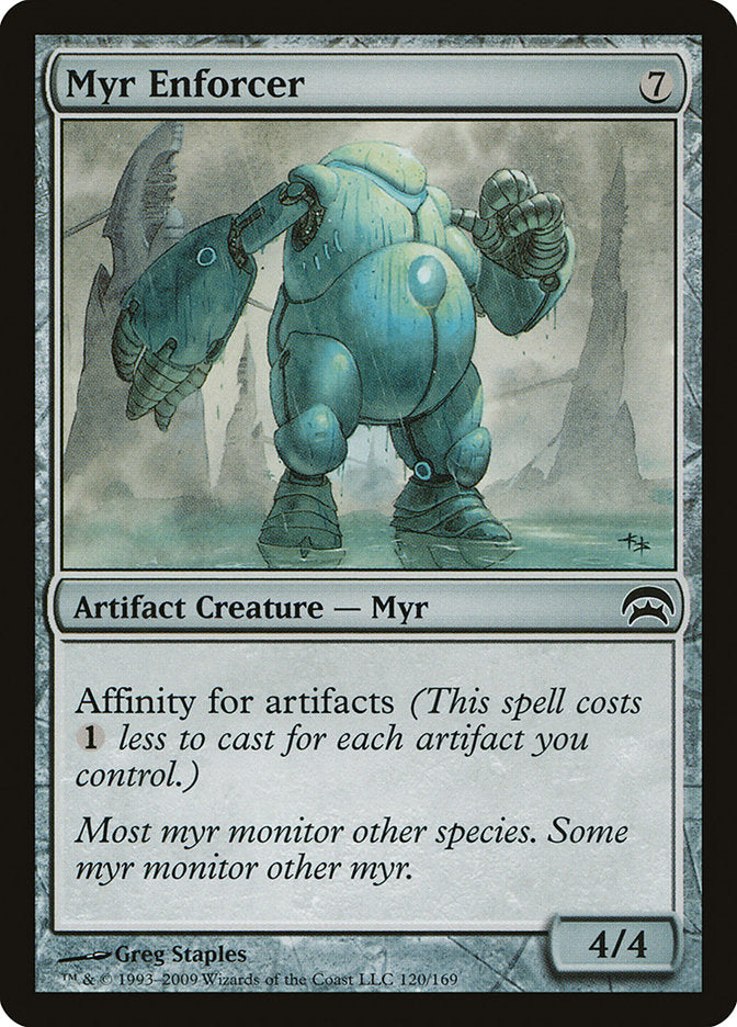 Myr Enforcer [Planechase] | Mega City Incorporated