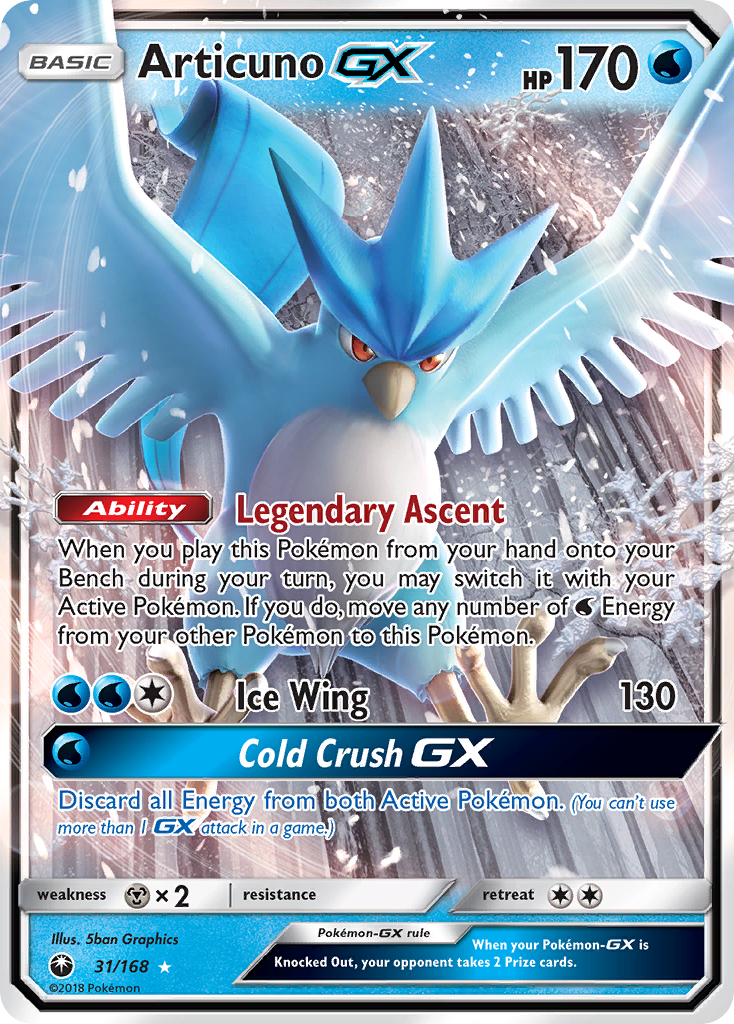 Articuno GX (31/168) [Sun & Moon: Celestial Storm] | Mega City Incorporated