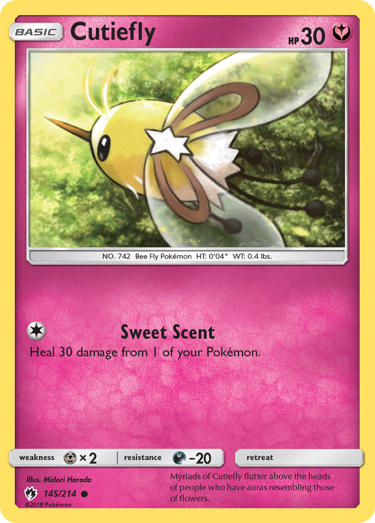 Cutiefly (145/214) [Sun & Moon: Lost Thunder] | Mega City Incorporated