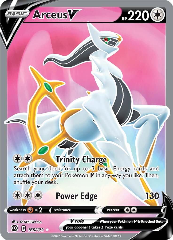 Arceus V (165/172) [Sword & Shield: Brilliant Stars] | Mega City Incorporated