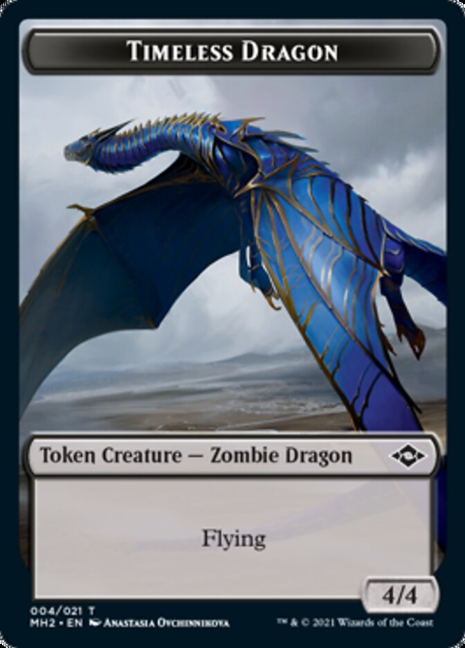 Timeless Dragon Token [Modern Horizons 2 Tokens] | Mega City Incorporated